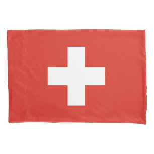 Housse D'oreillers Drapeau de la Suisse