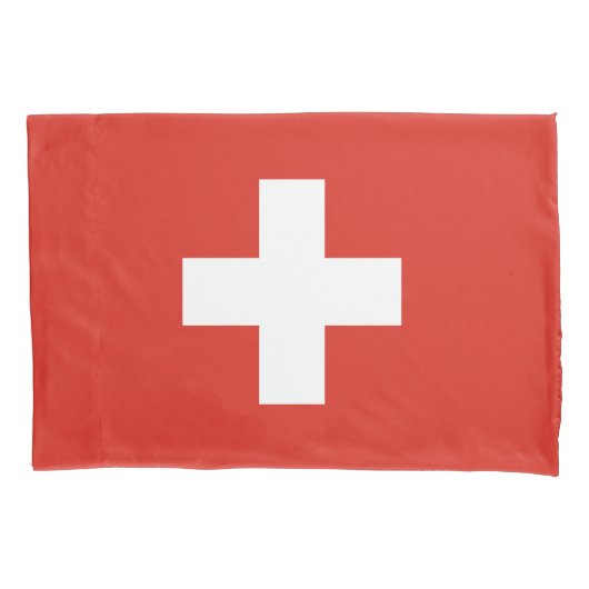 Housse D'oreillers Drapeau de la Suisse (devant)