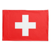 Housse D'oreillers Drapeau de la Suisse (Dos)