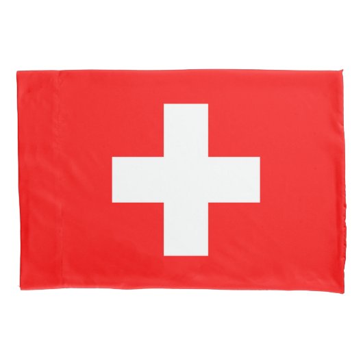 Housse D'oreillers Drapeau de la Suisse (devant)