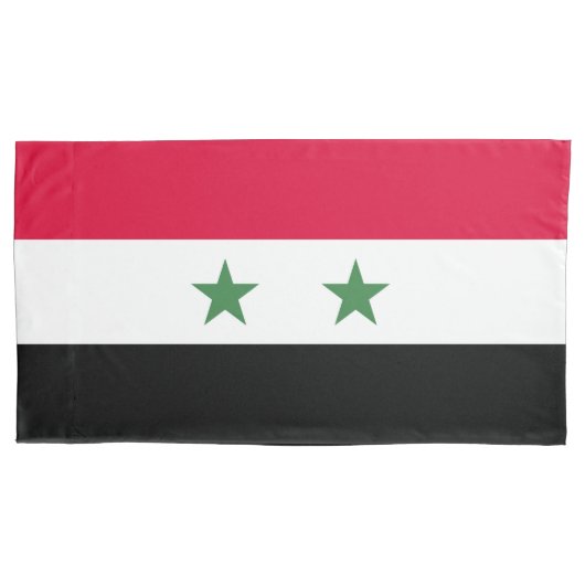 Housse D'oreillers Drapeau de la Syrie (devant)