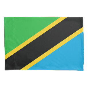 Housse D'oreillers Drapeau de la Tanzanie
