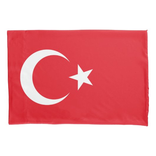 Housse D'oreillers Drapeau de la Turquie (devant)