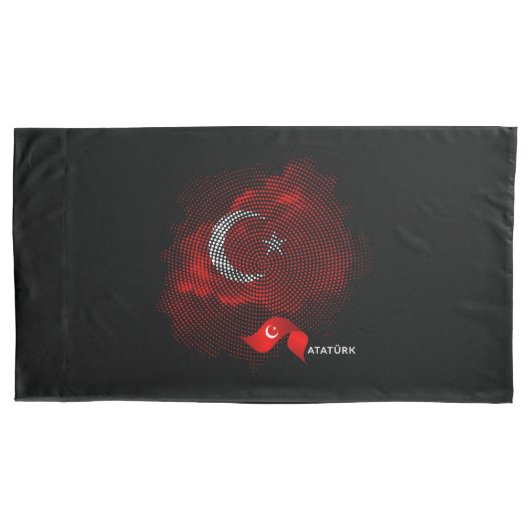 Housse D'oreillers Drapeau de la Turquie (devant)