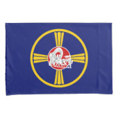 Housse D'oreillers Drapeau de la ville d'Omaha (Nebraska) (devant-Droit)