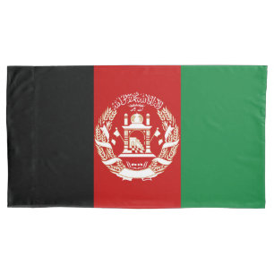 Housse D'oreillers Drapeau de l'Afghanistan