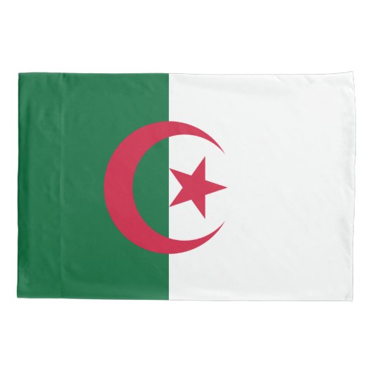 Housse D'oreillers Drapeau de l'Algérie (Dos)