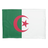 Housse D'oreillers Drapeau de l'Algérie (devant)