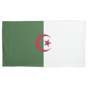 Housse D'oreillers Drapeau de l'Algérie