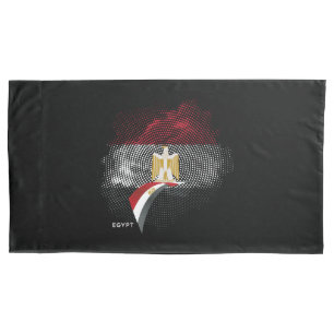 Housse D'oreillers Drapeau de l'Égypte