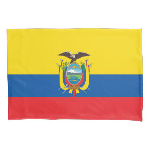 Housse D'oreillers Drapeau de l'Équateur