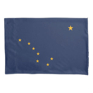 Housse D'oreillers Drapeau de l'État d'Alaska