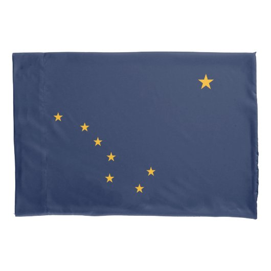 Housse D'oreillers Drapeau de l'État d'Alaska (devant)