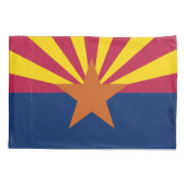 Housse D'oreillers Drapeau de l'État de l'Arizona (Dos)