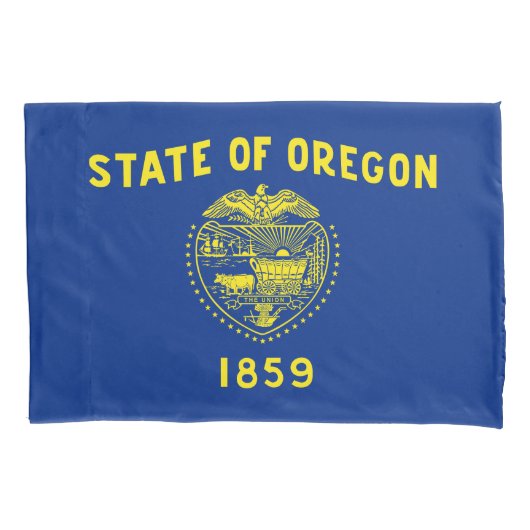 Housse D'oreillers Drapeau de l'État de l'Oregon (devant)