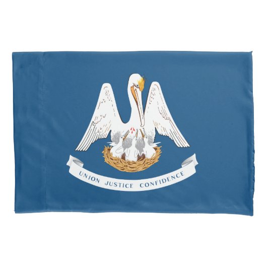 Housse D'oreillers Drapeau de l'État de Louisiane (devant)