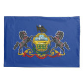 Housse D'oreillers Drapeau de l'État de Pennsylvanie (Dos)
