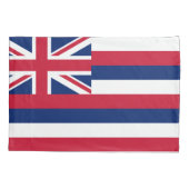 Housse D'oreillers Drapeau de l'État d'Hawaii (Dos)