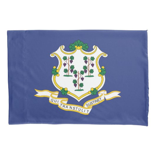 Housse D'oreillers Drapeau de l'État du Connecticut (devant)