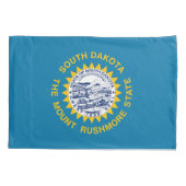 Housse D'oreillers Drapeau de l'État du Dakota du Sud (Dos)