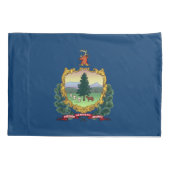 Housse D'oreillers Drapeau de l'État du Vermont (Dos)