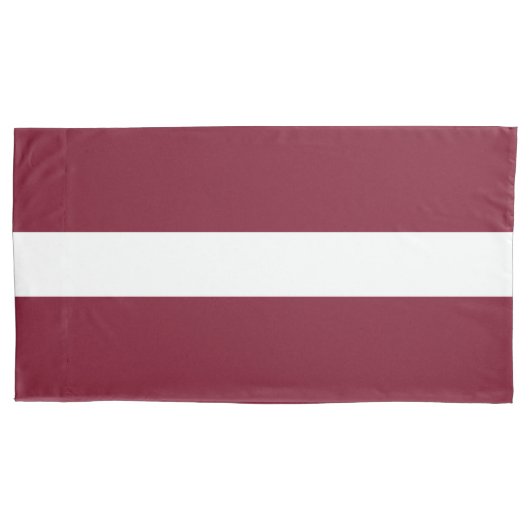 Housse D'oreillers Drapeau de Lettonie (devant)