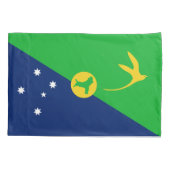 Housse D'oreillers Drapeau de l'île Christmas (Dos)