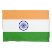 Housse D'oreillers Drapeau de l'Inde (devant)
