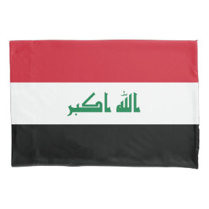 Housse D'oreillers Drapeau de l'Irak