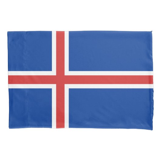 Housse D'oreillers Drapeau de l'Islande (devant)