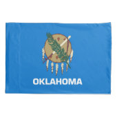 Housse D'oreillers Drapeau de l'Oklahoma (Dos)