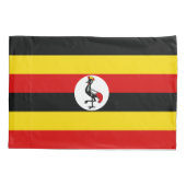 Housse D'oreillers Drapeau de l'Ouganda (Dos)