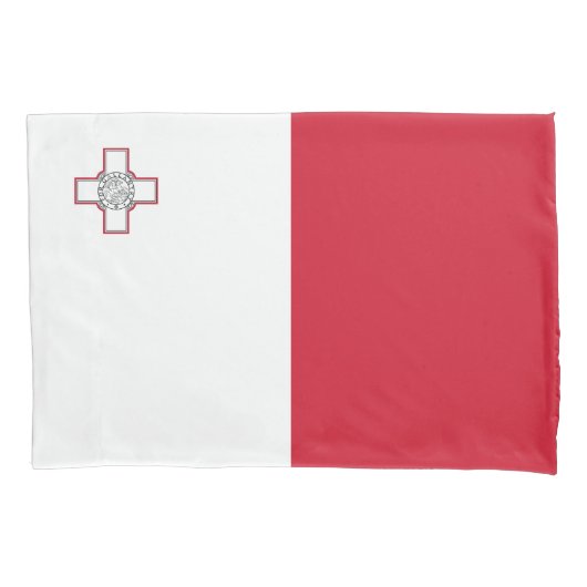 Housse D'oreillers Drapeau de Malte (devant)