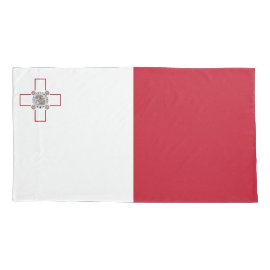 Housse D'oreillers Drapeau de Malte (Dos)