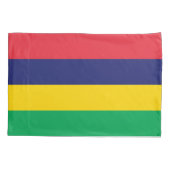 Housse D'oreillers Drapeau de Maurice (Dos)