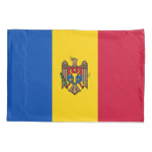 Housse D'oreillers Drapeau de Moldova (Dos)