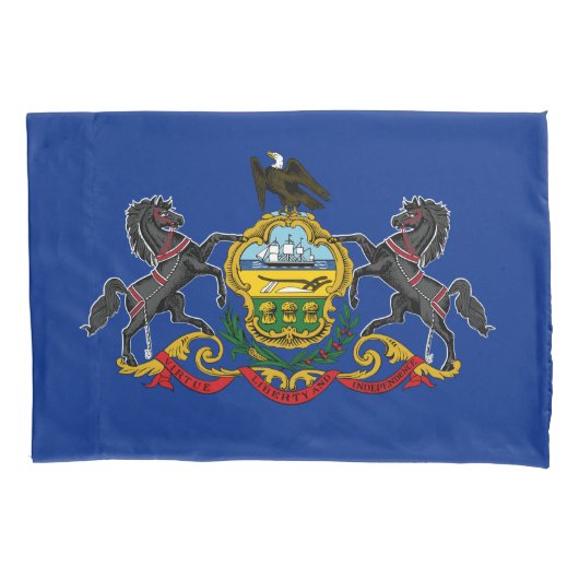 Housse D'oreillers Drapeau de Pennsylvanie (devant)