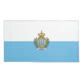 Housse D'oreillers Drapeau de Saint-Marin (Dos)