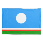 Housse D'oreillers Drapeau de Sakha (Dos)