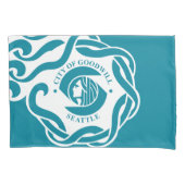 Housse D'oreillers Drapeau de Seattle (Washington) (devant)
