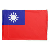 Housse D'oreillers Drapeau de Taïwan (Dos)