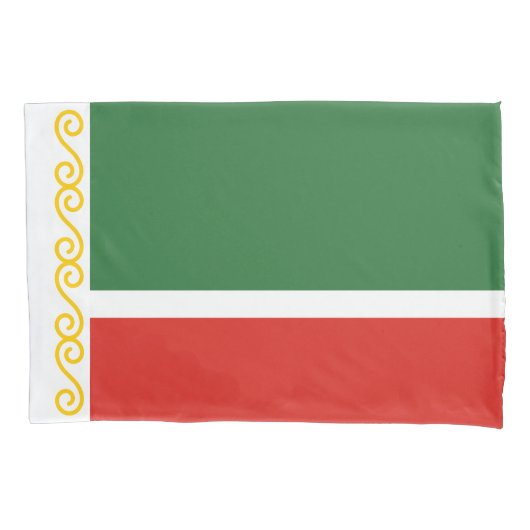 Housse D'oreillers Drapeau de Tchétchénie (devant)