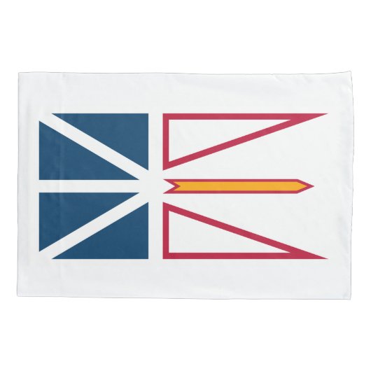 Housse D'oreillers Drapeau de Terre-Neuve-et-Labrador (Canada) (Dos)