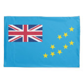 Housse D'oreillers Drapeau de Tuvalu (Dos)