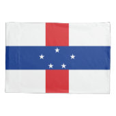 Housse D'oreillers Drapeau des Antilles néerlandaises (Dos)