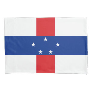 Housse D'oreillers Drapeau des Antilles néerlandaises