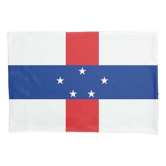 Housse D'oreillers Drapeau des Antilles néerlandaises (devant)