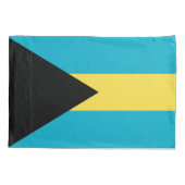 Housse D'oreillers Drapeau des Bahamas (Dos)
