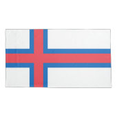 Housse D'oreillers Drapeau des îles Féroé (Dos)