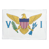 Housse D'oreillers Drapeau des îles Vierges américaines (Dos)